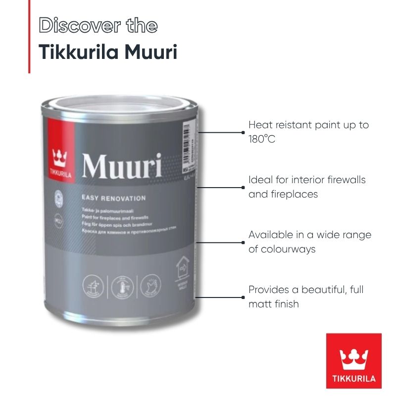 Tikkurila Muuri Fireplace Paint