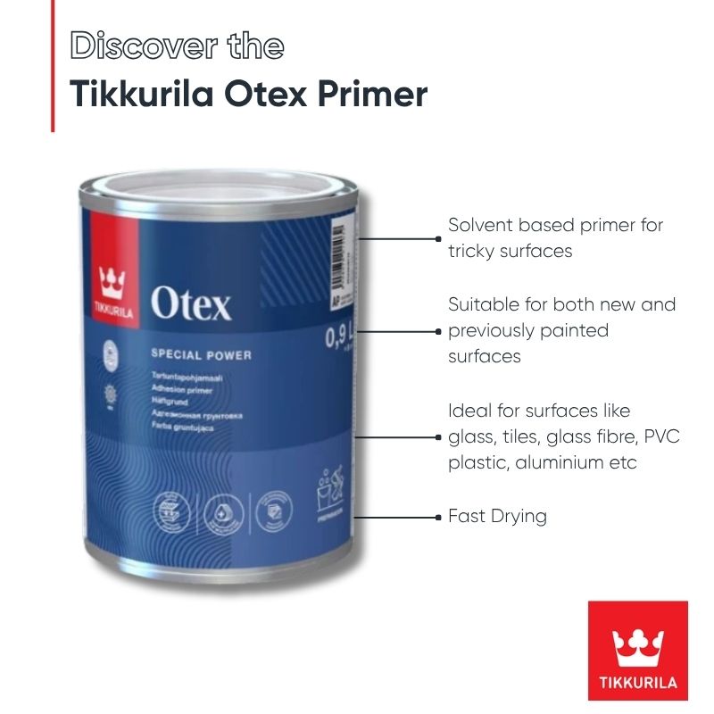 Tikkurila Otex Primer (Solvent-Based) - Colour Match