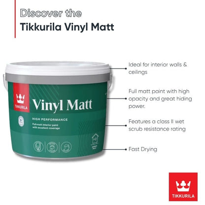 Tikkurila Vinyl Matt Paint - White