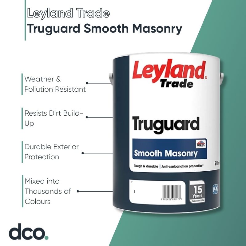 Leyland Trade Truguard Smooth Masonry - Colour Match
