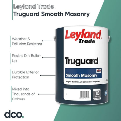 Leyland Trade Truguard Smooth Masonry - Colour Match