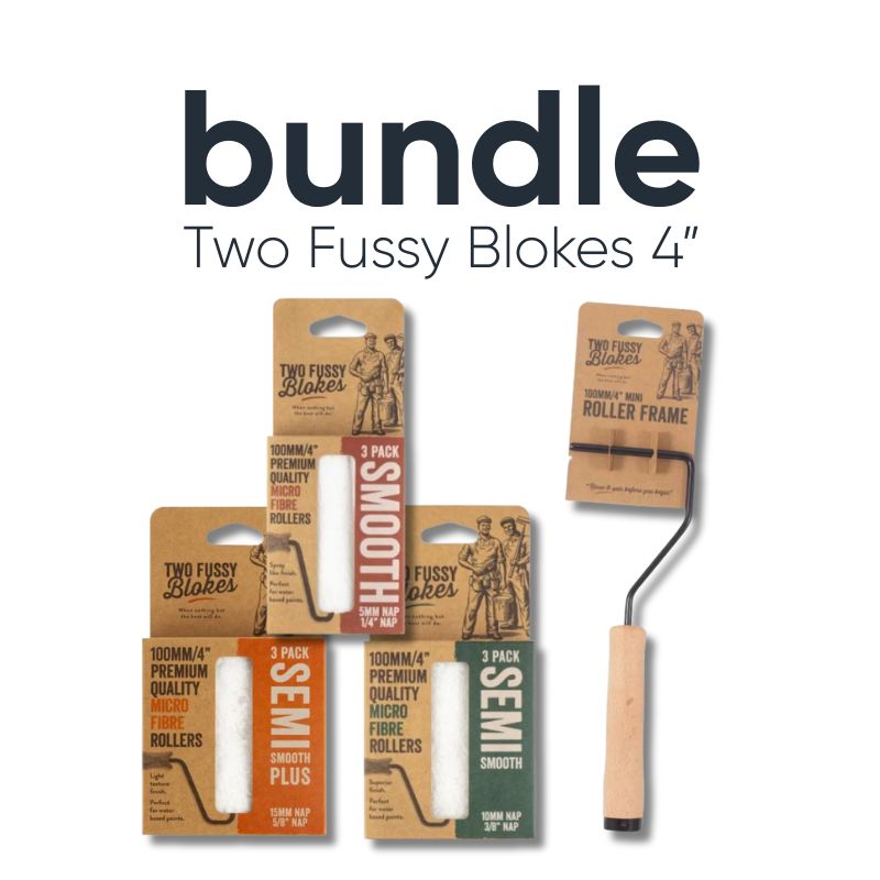 Two Fussy Blokes 4” Roller Bundle