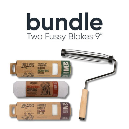 Two Fussy Blokes 9” Roller Bundle