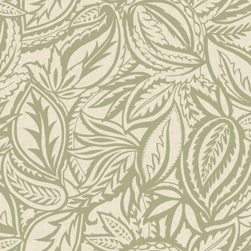 Paisley Leaf Wallpaper