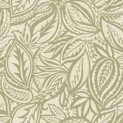 Paisley Leaf Wallpaper