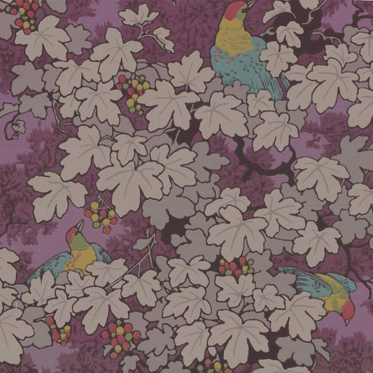 Little Greene Vine Wallpaper Sample - Rouge