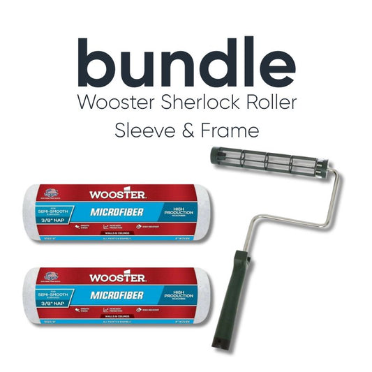 Wooster Sherlock Roller Sleeve & Frame Bundle