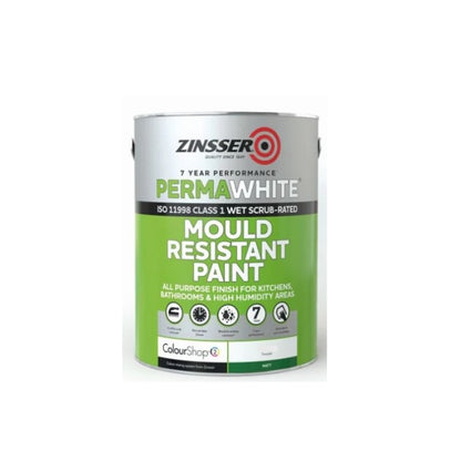 Zinsser Permawhite Matt - Designer Colour Match Paint - NTB39 5L