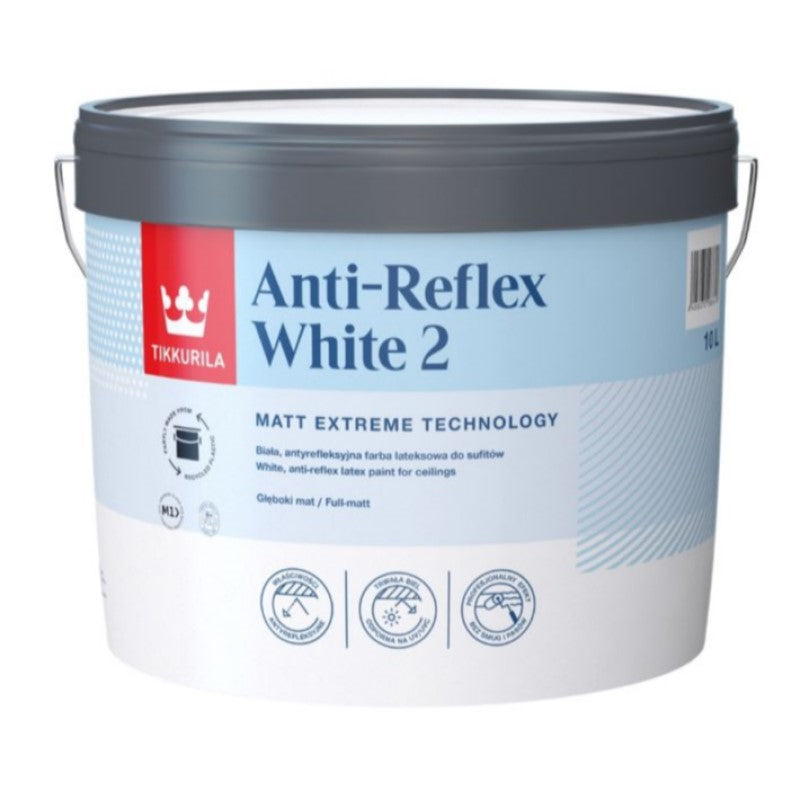 Tikkurila Anti Reflex 2 Matt Emulsion - White
