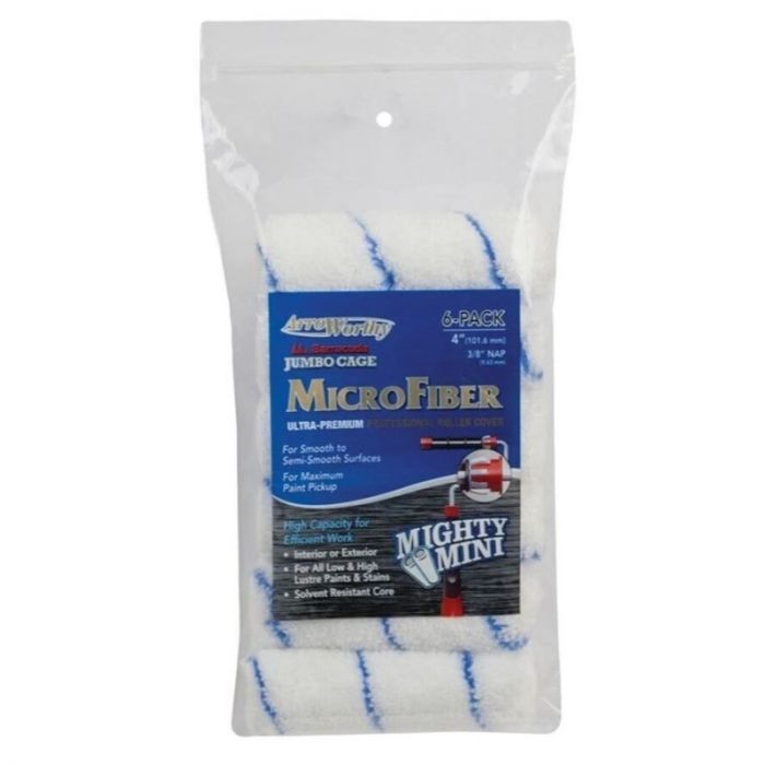 Microfiber Jumbo Roller Sleeves 6 Pack