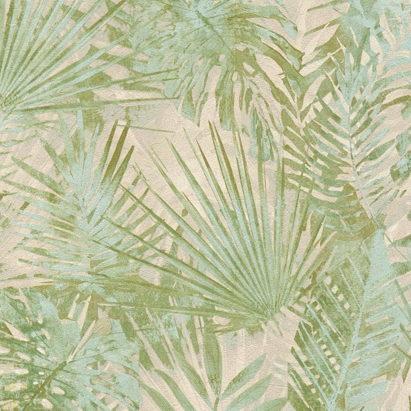 Tropical Palm Leaf Wallpaper