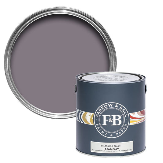 Farrow & Ball Dead Flat - Designer Colour Match Paint - Brassica 2.5L