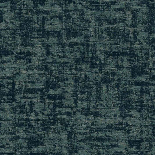Brindle Distressed Flock Texture Wallpaper - Teal Sample