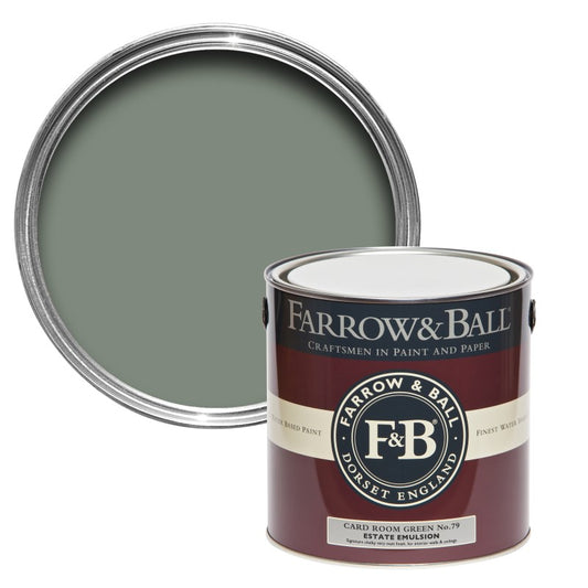 Farrow & Ball Modern Eggshell - Card Room Green - 750ml