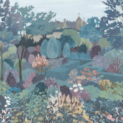 Little Greene Castle Garden Mural Wallpaper
