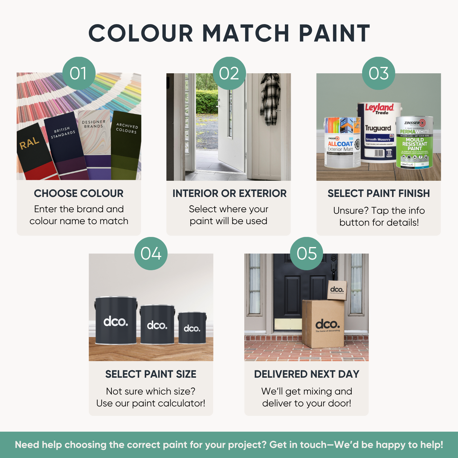 Proff Color Matching Colour Match Specialist Paint | Decorating Centre Online