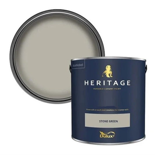 Dulux Heritage Eggshell - Designer Colour Match Paint - Stone Green 750ml