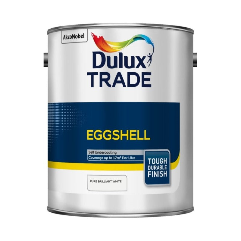 Dulux Trade Eggshell - Pure Brilliant White | Decorating Centre Online
