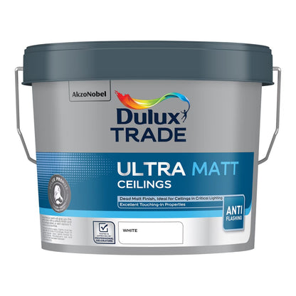 Dulux Trade Ultra Matt Ceilings Paint - White