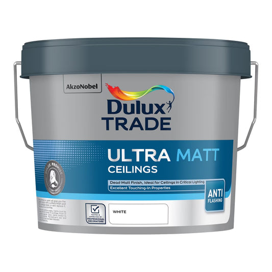 Dulux Trade Ultra Matt Ceilings Paint - White