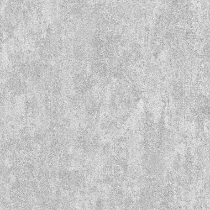 Metallic Industrial Textured Wallpaper - Grey Sample