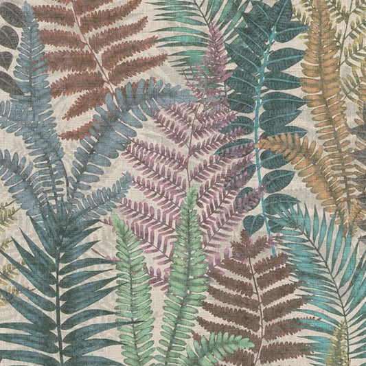 Botanical Garden Fern Leaf Wallpaper Multi Sample