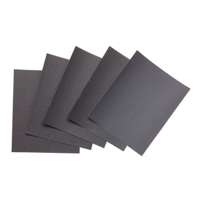 Wet & Dry Sandpaper Assorted 5 Sheet Pack