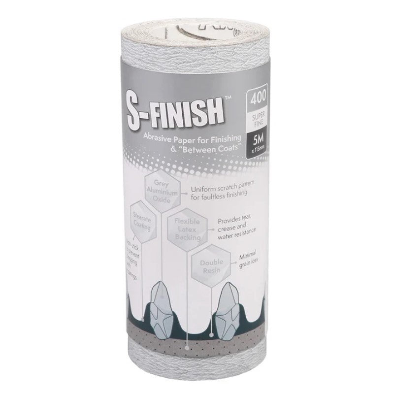 Axus S-Finish Abrasive Flexi-Paper (5m Roll)