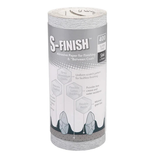 Axus S-Finish Abrasive Flexi-Paper (5m Roll)
