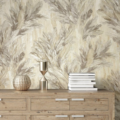 Vymura Gianni Trailing Feather Wallpaper