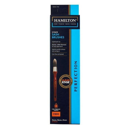 Hamilton Perfection Sash Brush - 3 Pack