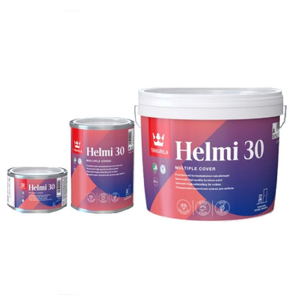 Tikkurila Helmi 30 Water-Based Satin for Woodwork - Colour Match