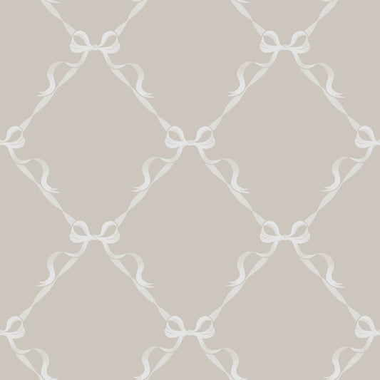 Tied With A Bow Wallpaper - Neutral Sample