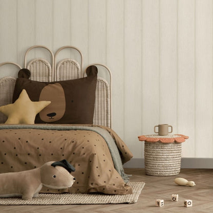 Tongue & Groove Panelled Wallpaper