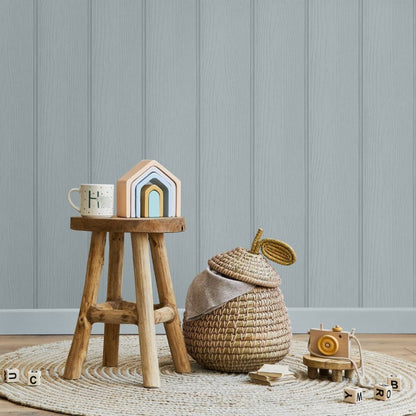 Tongue & Groove Panelled Wallpaper