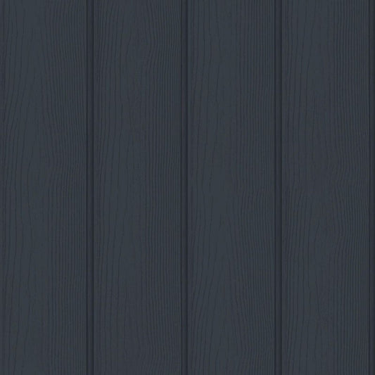 Tongue & Groove Panelled Wallpaper - Navy Sample