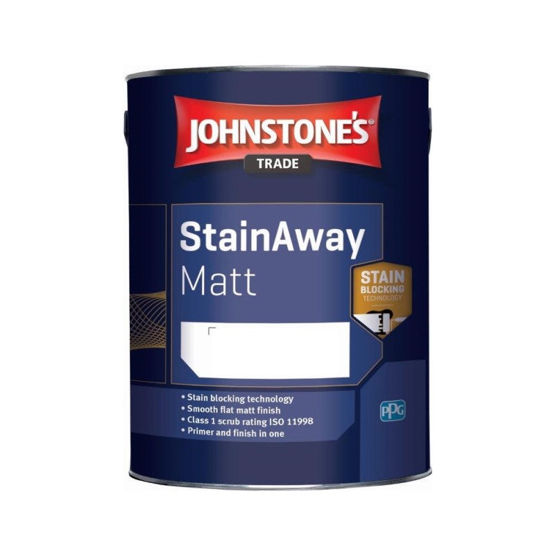 Johnstone's Trade Stainaway Matt Paint Colour Match Decorating