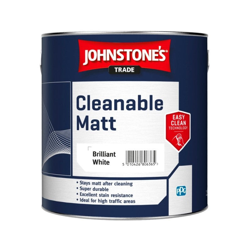 Johnstone's Trade Cleanable Matt - Brilliant White | DCO – Decorating ...