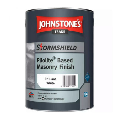 Johnstone's Trade Stormshield Pliolite Based Masonry - Designer Colour Match Paint - NTB4 5L