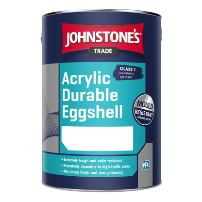 Johnstone's Acrylic Durable Eggshell - Designer Colour Match - Plaster V 2.5L