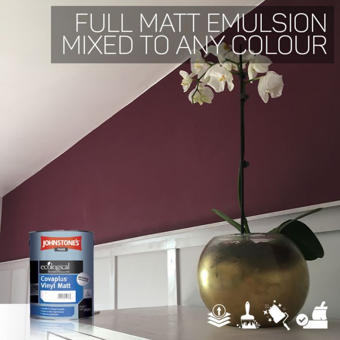 Johnstone's Trade Covaplus Vinyl Matt Colour Match Johnstone's Trade Decorating Centre Online
