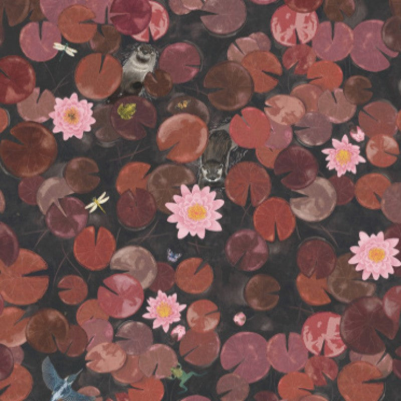 Little Greene Lily Pads Mural Wallpaper