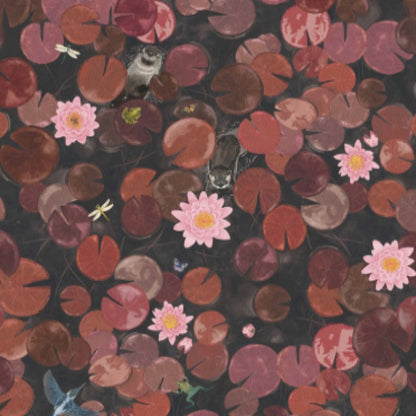 Little Greene Lily Pads Mural Wallpaper