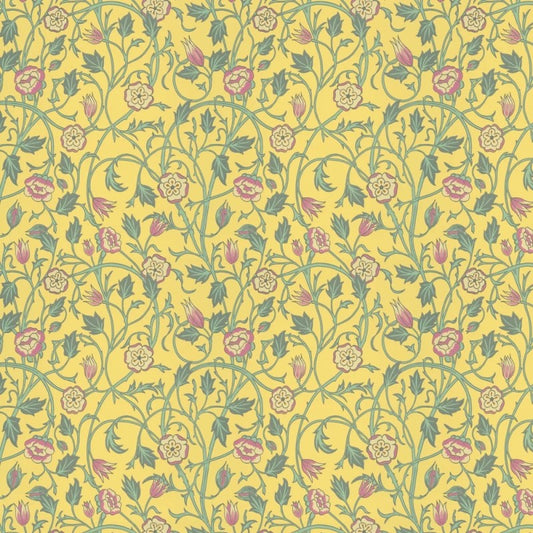 Little Greene May's Tulip Wallpaper Sample - Indian Yellow