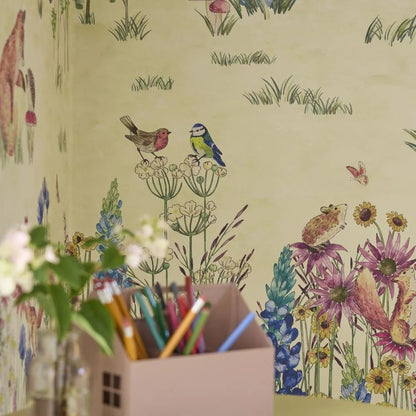 Little Greene Potter's Woodland Mural Wallpaper