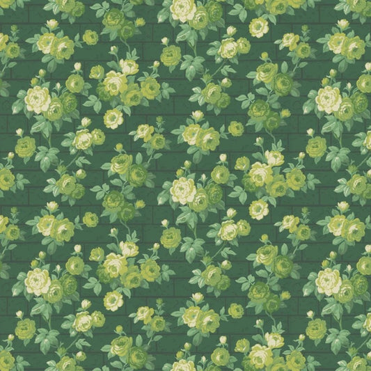 Little Greene Rose Garden Wallpaper Sample - Puck