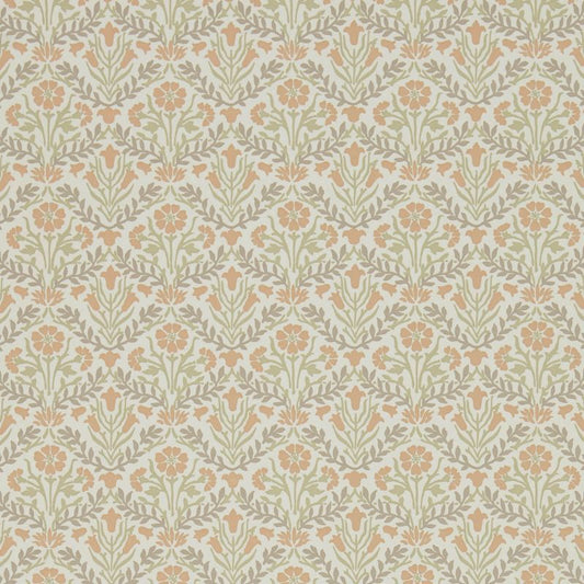Morris & Co Bellflowers Wallpaper - Saffron/Olive Sample