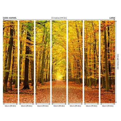 Origin Autumn Forest Wall Mural Spice