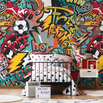 Origin Sports Graffiti Wall Mural