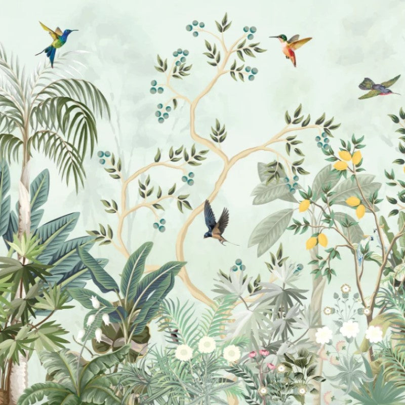 Origin Lemon Tree Forest Wall Mural